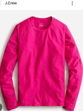 J.crew Hot Pink Sunshirt
